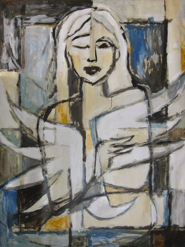 Look What The Cat Brought Home Today (2000) — painting by Luz David von Franquemont