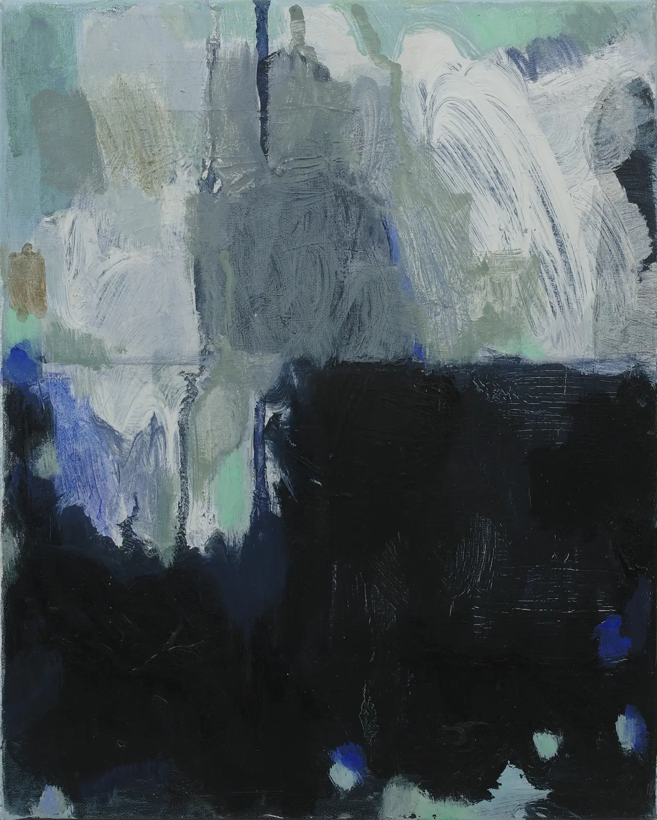 Crowd (2014) — painting by Luz David von Franquemont