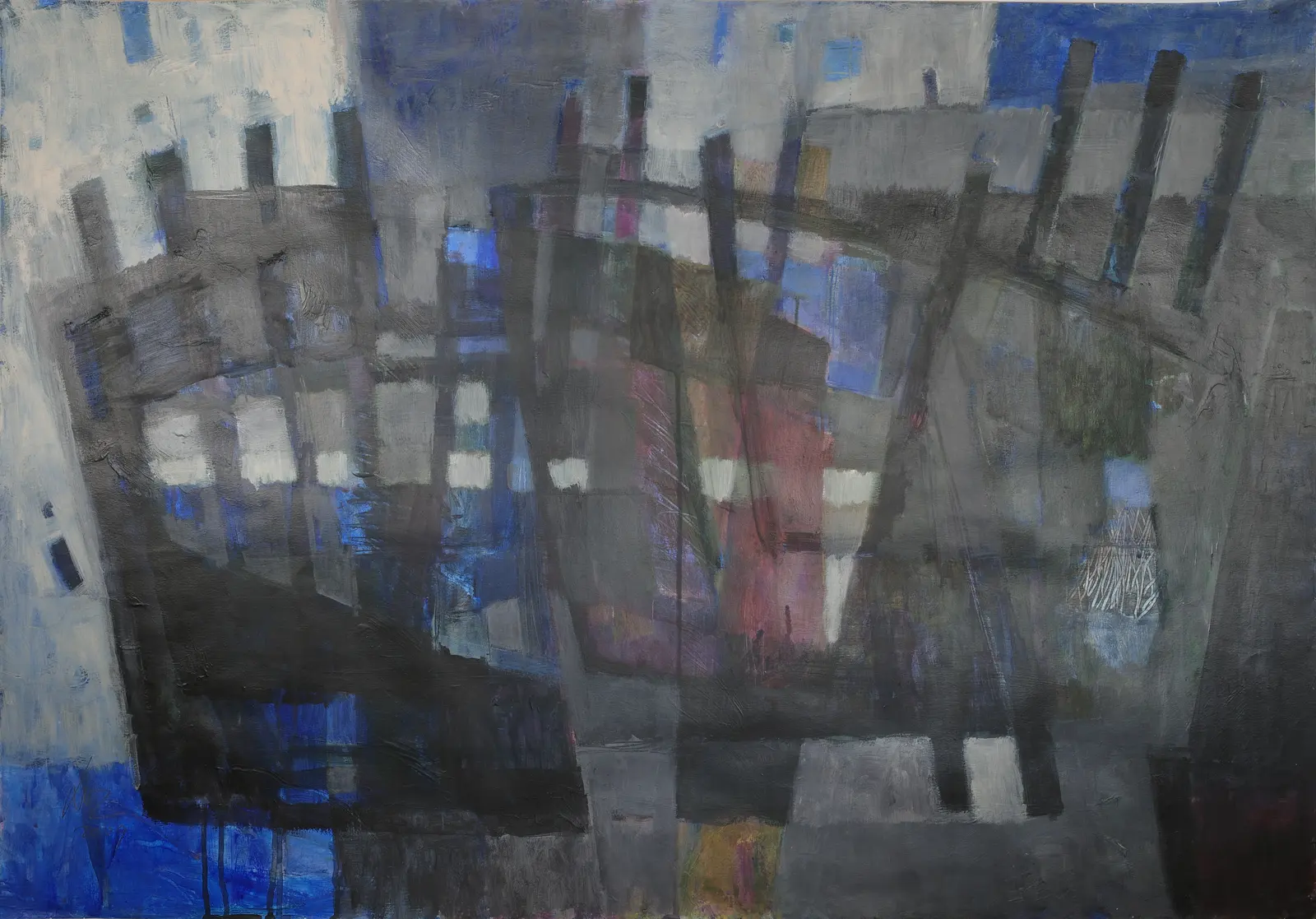 Shipwrecks (2009) — painting by Luz David von Franquemont