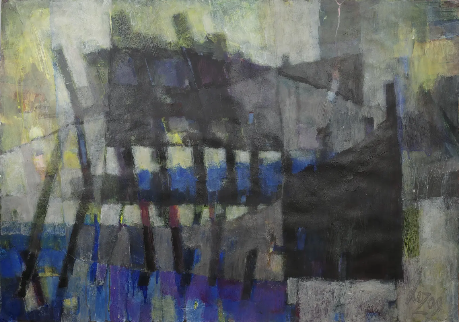 Shipwreck (2009) — painting by Luz David von Franquemont