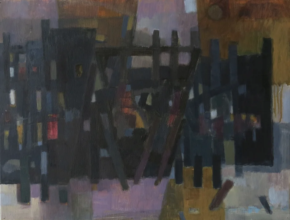 Shipwrecks (2010) — painting by Luz David von Franquemont
