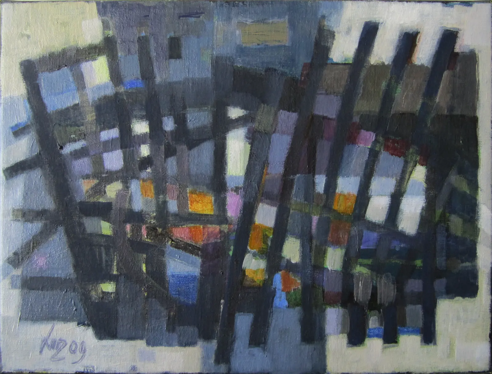 Shipwreck (2009) — painting by Luz David von Franquemont