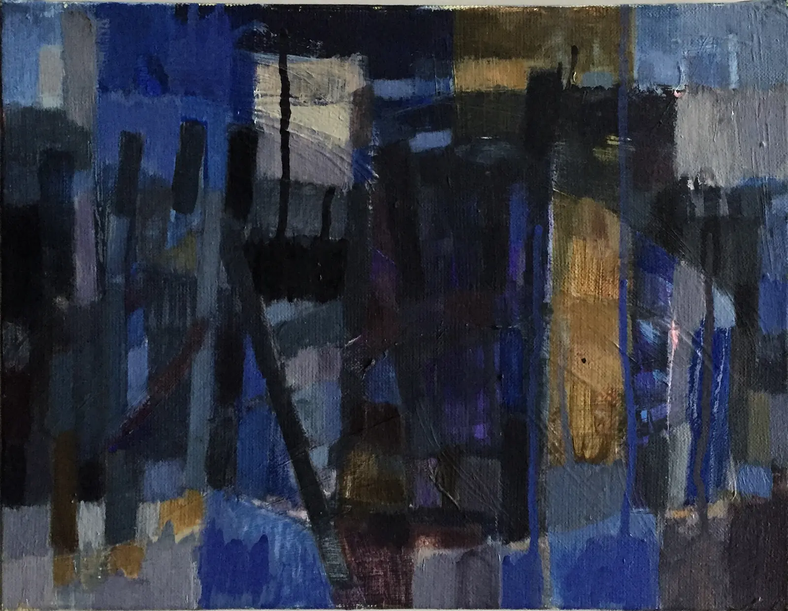 Shipwrecks (2010) — painting by Luz David von Franquemont