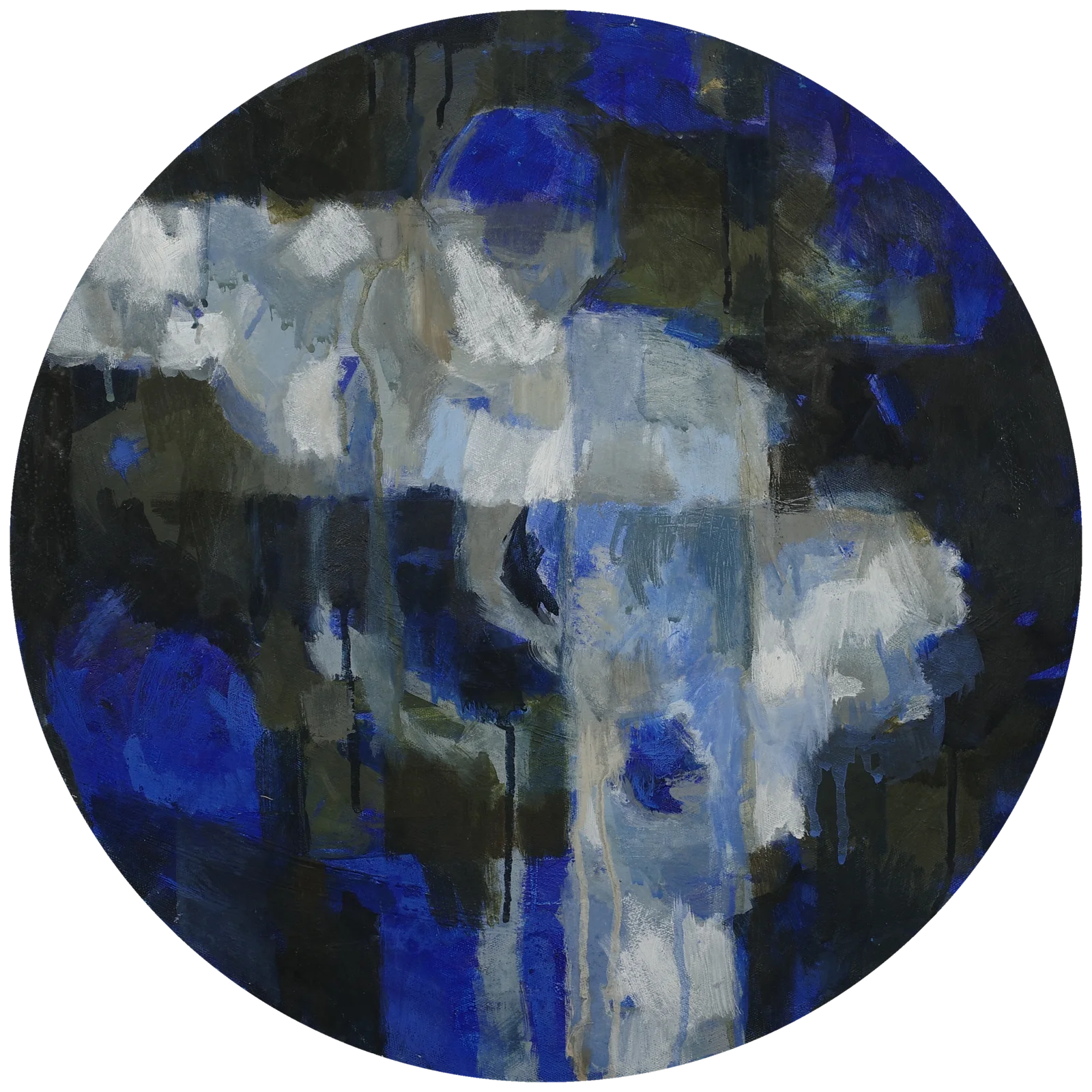 Feeling Blue (2016) — painting by Luz David von Franquemont