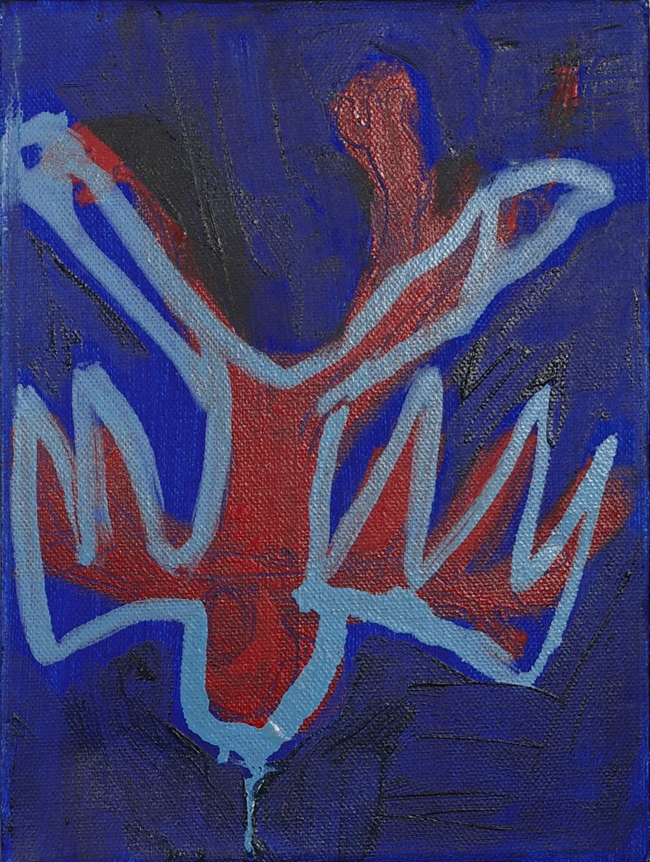 Icarus (2005) — painting by Luz David von Franquemont