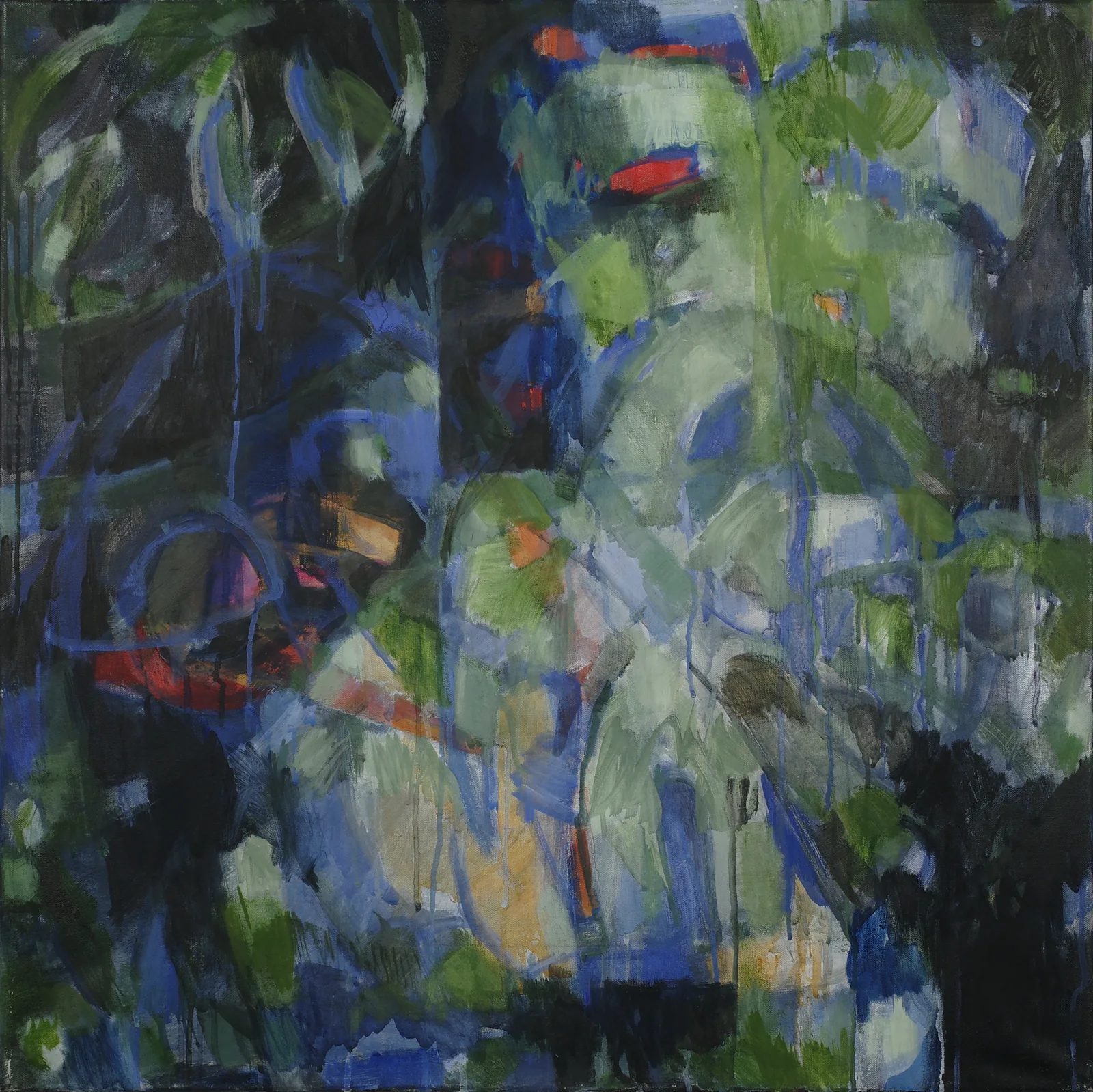 Monstera (Hortus, 2016) — painting by Luz David von Franquemont