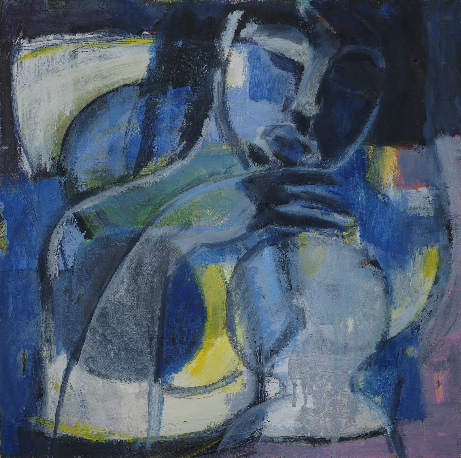 Bathing Time (2005) — painting by Luz David von Franquemont