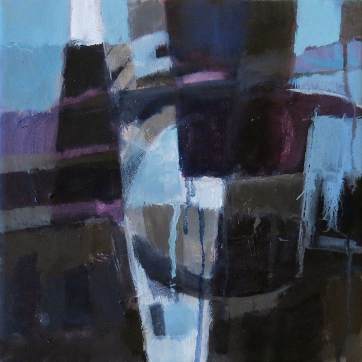 Painting detail · 10 × 10 cm of Lighthouse