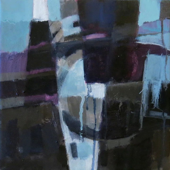 Lighthouse (Shipwrecks, 2010) — painting by Luz David von Franquemont